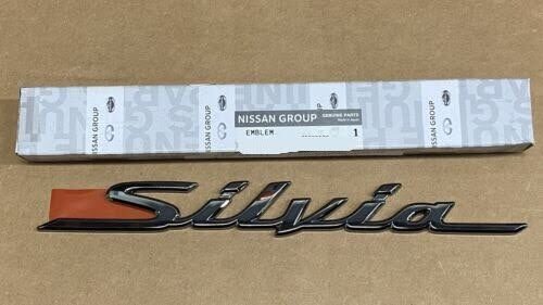 ●未使用 日産 S15 シルビア 純正 トランク エンブレム オーナメント バッジ Silvia NISSAN emblem, trunk lid拍卖