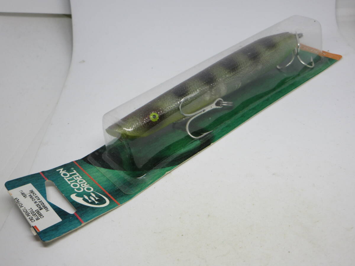コットンコーデル・ペンシルポッパー C66②ブルーギル 未開封品! COTTON CORDELL PENCIL POPPER BLUEGILL拍卖