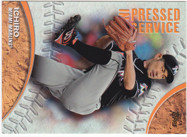 イチロー 2016 Topps Pressed Into Service PIS9 ピッチャー登板拍卖
