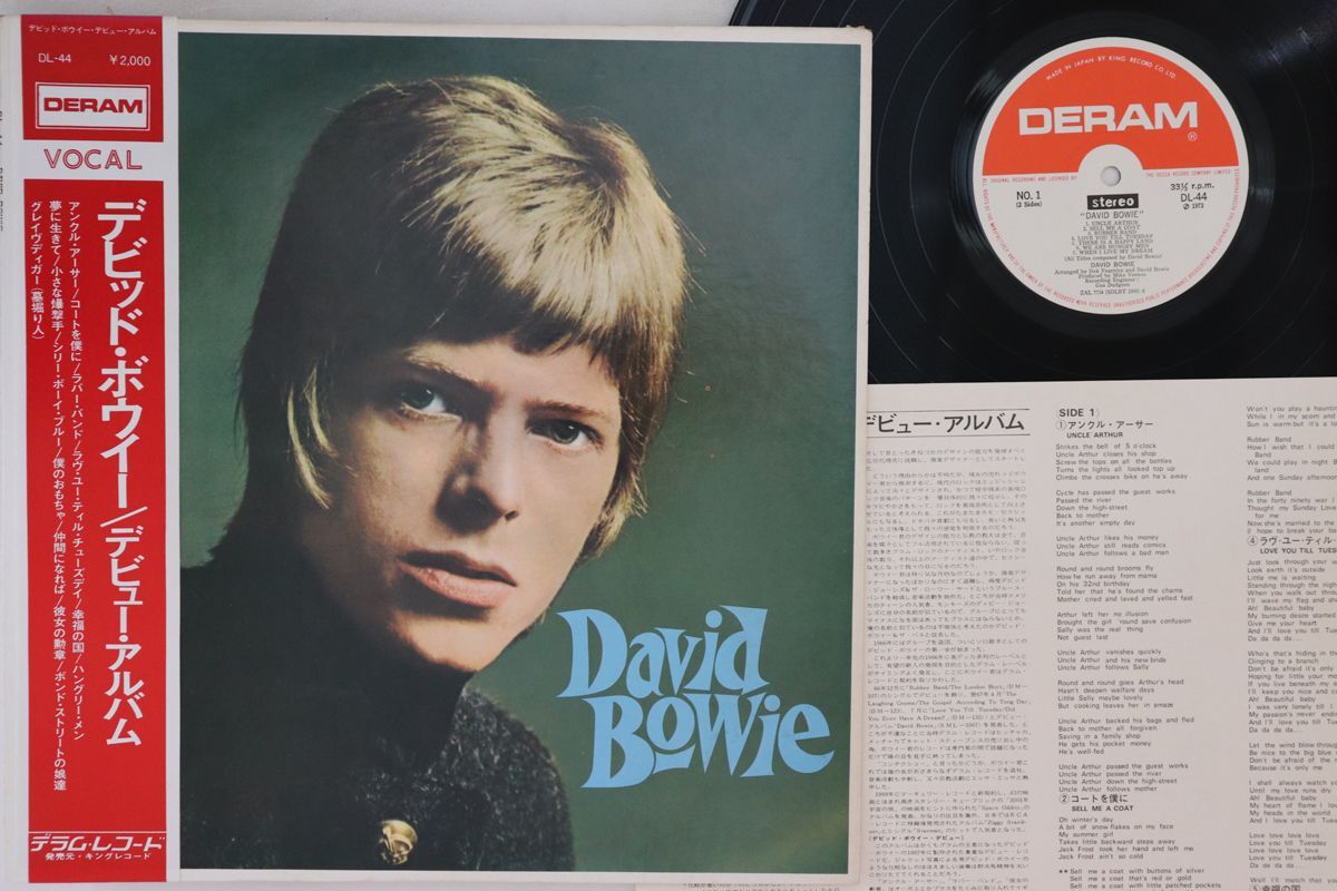 LP デビッド・ボウイー デビュー・アルバム DL44 キング /00260拍卖