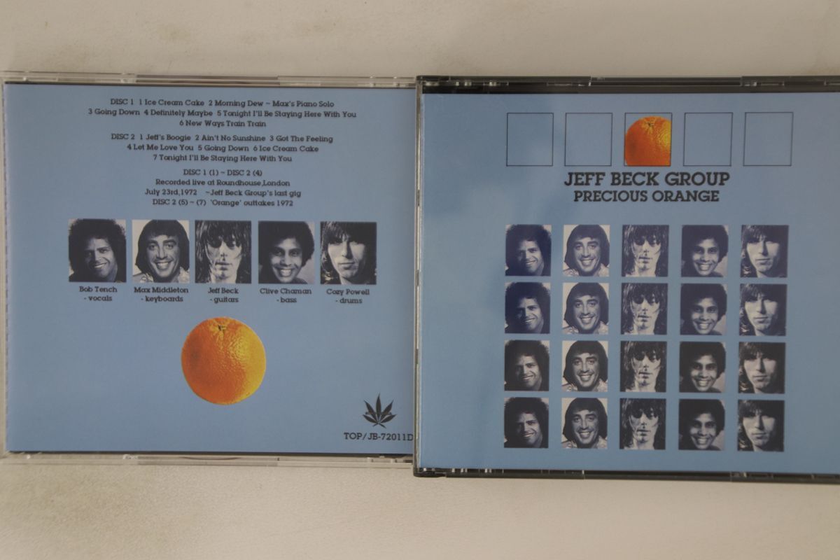 国不明2discs CD Jeff Beck Precious Orange JB72011D NOT ON LABEL /00220拍卖
