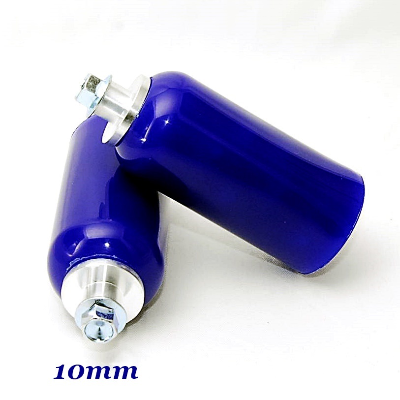 送料一律650円 カラー フレームスライダー 10mm ブルー 左右2個セット バイク エンジンスライダー エンジンガード エンジンプロテクター 青拍卖