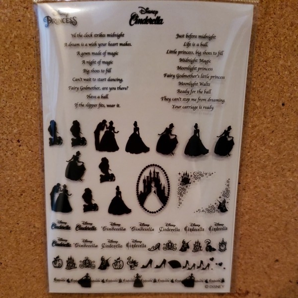 未使用☆レジン用シート☆シンデレラ/ブラック拍卖