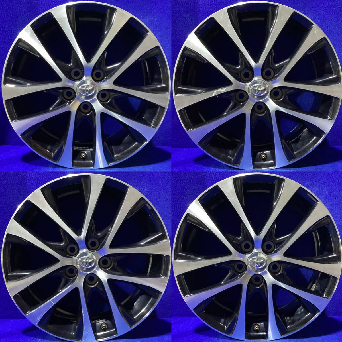 トヨタ 50系 エスティマ 後期*18インチ*純正ホイール*18x7J/オフセット+51/PCD114.3-5H*4本セット拍卖
