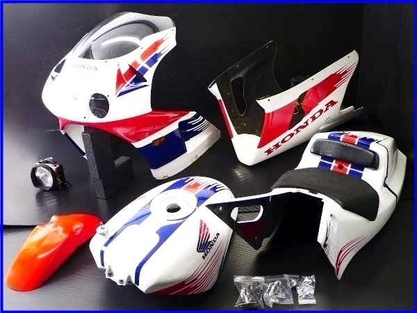 《EF》希少♪1988年 VFR750R(RC30) 外装セット♪耐久フルカウル/純正アルミタンク/純正シートカウル/純正フロントフェンダー/純正ライト♪拍卖