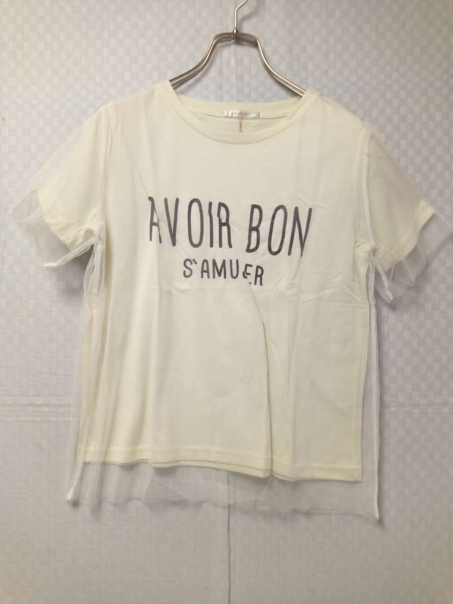 7060 ★★ REtRO GIRL かぶせチュールロゴT サイズM 新品拍卖