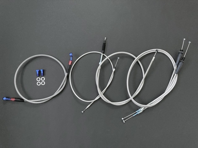 CBX400F アップハンワイヤーセット STD 純正長 ノーマル長 Ckit拍卖