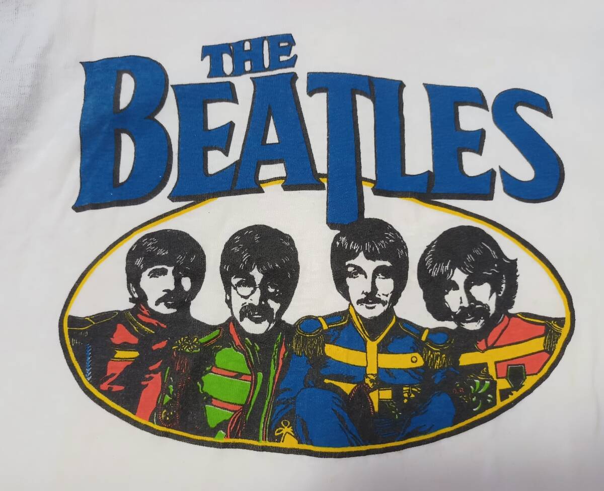 シリアスビートルズコレクター向け 激レア The Beatles 60s70s vintage shirt Tシャツ Hanes ヘインズ ビートルズ オンブック 拍卖