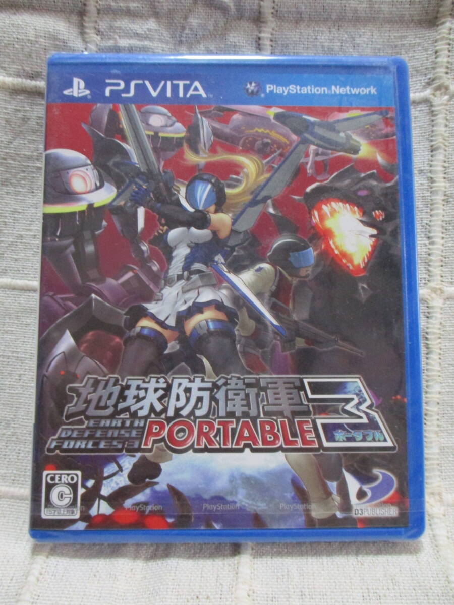 PS VITA 「地球防衛軍3 ポータブル」未開封/EARTH DEFENSE FORCES 3 PORTABLE      管理:(A1-538拍卖