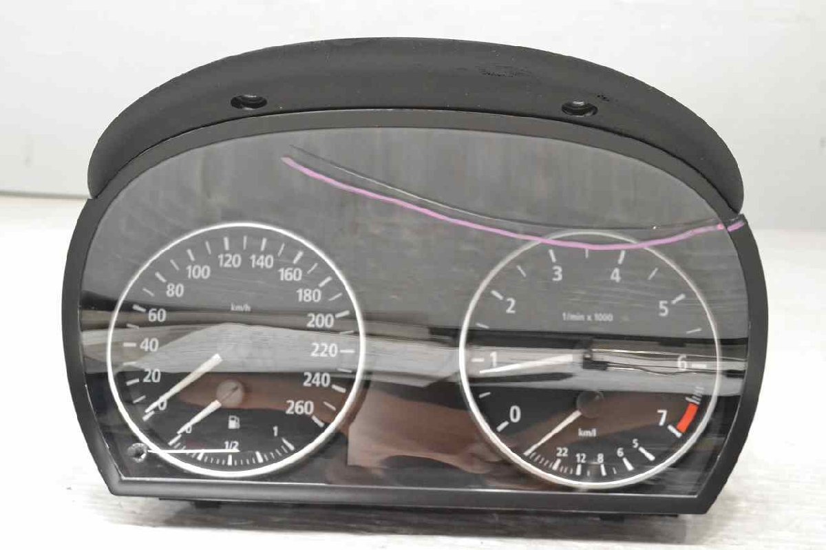 BMW 320 i E90 前期(VA20) 純正 スピードメーター タコメーター 45395km 9110 199.05 k084376拍卖