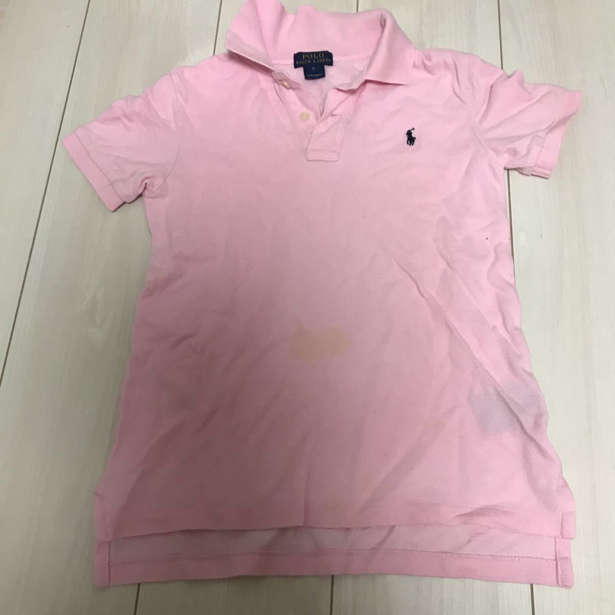 ラルフローレン RALPH LAUREN ラルフローレンポロシャツ ピンク サイズ 6 120 男の子拍卖
