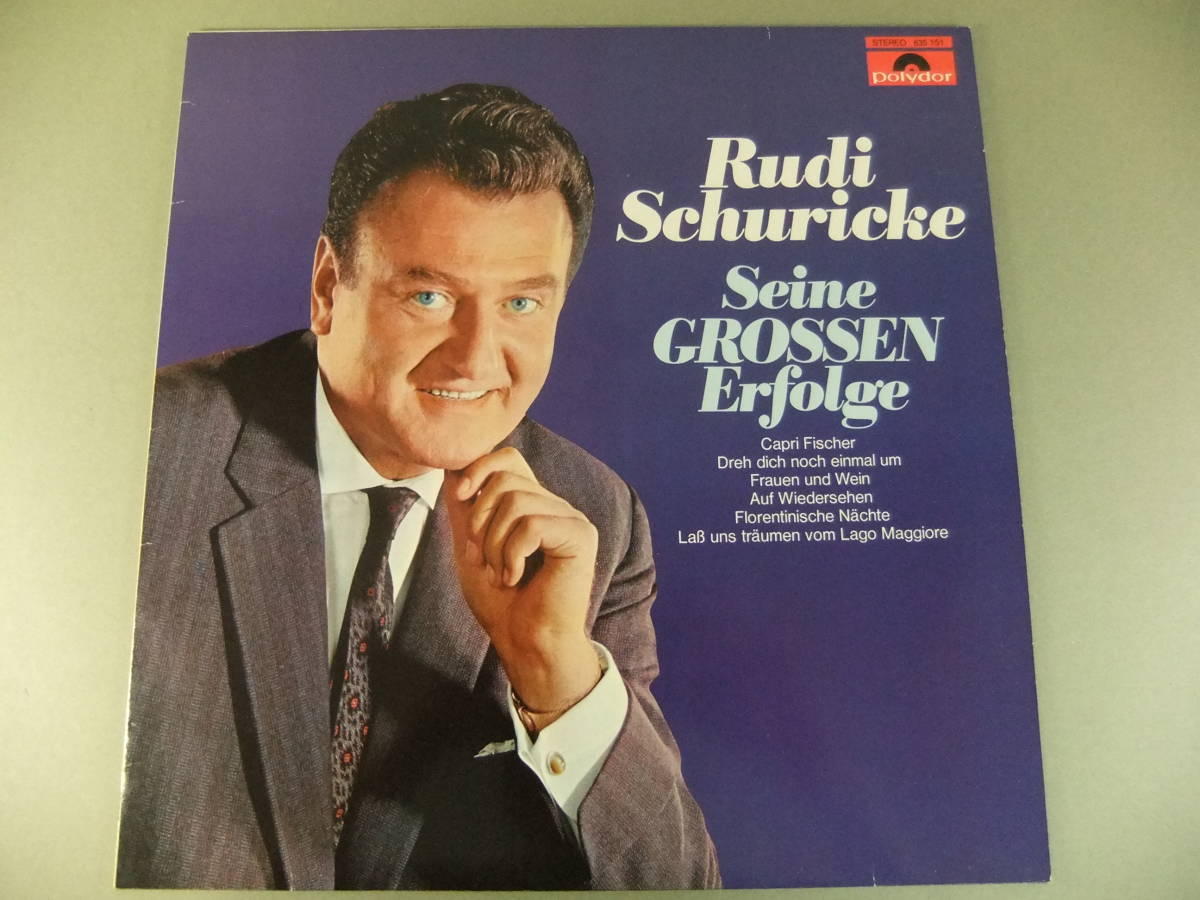 ■LP Rudi Schuricke / Seine GROSSEN Erfolge ■拍卖
