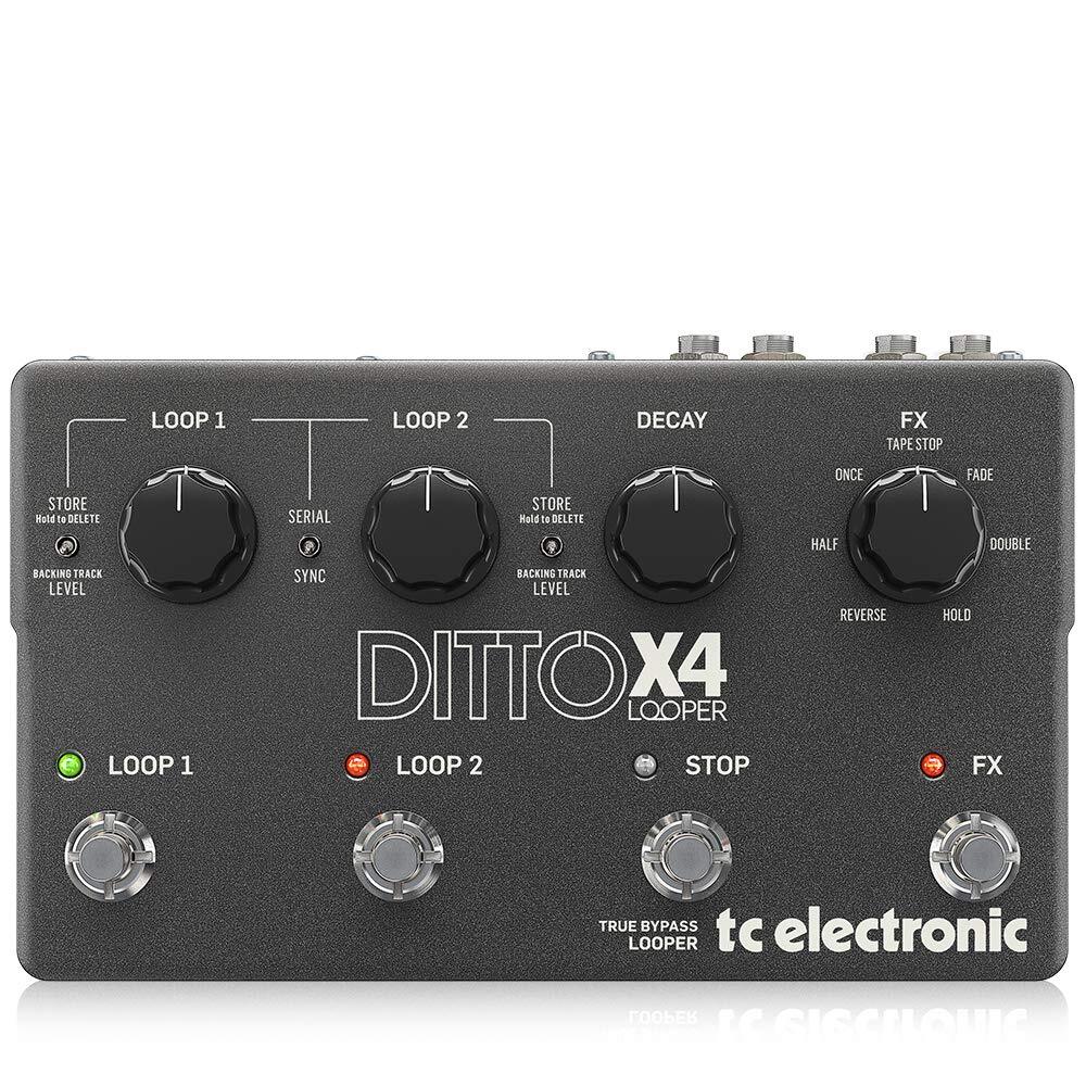 【中古】ティーシーエレクトロニック(Tc Electronic) デュアル トラック ルーパー DITTO X4 LOOPER Gray拍卖