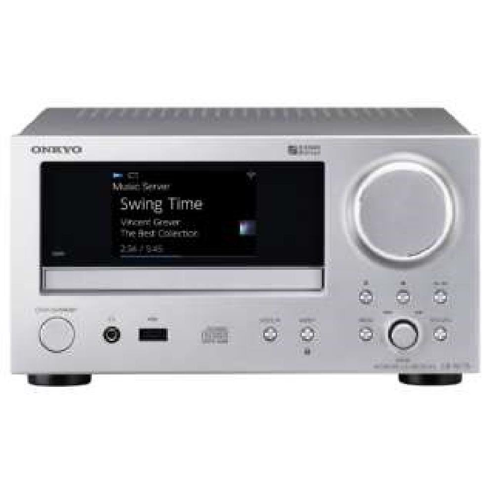 【中古】ONKYO ネットワークCDレシーバー ハイレゾ対応 シルバー CR-N775(S)拍卖