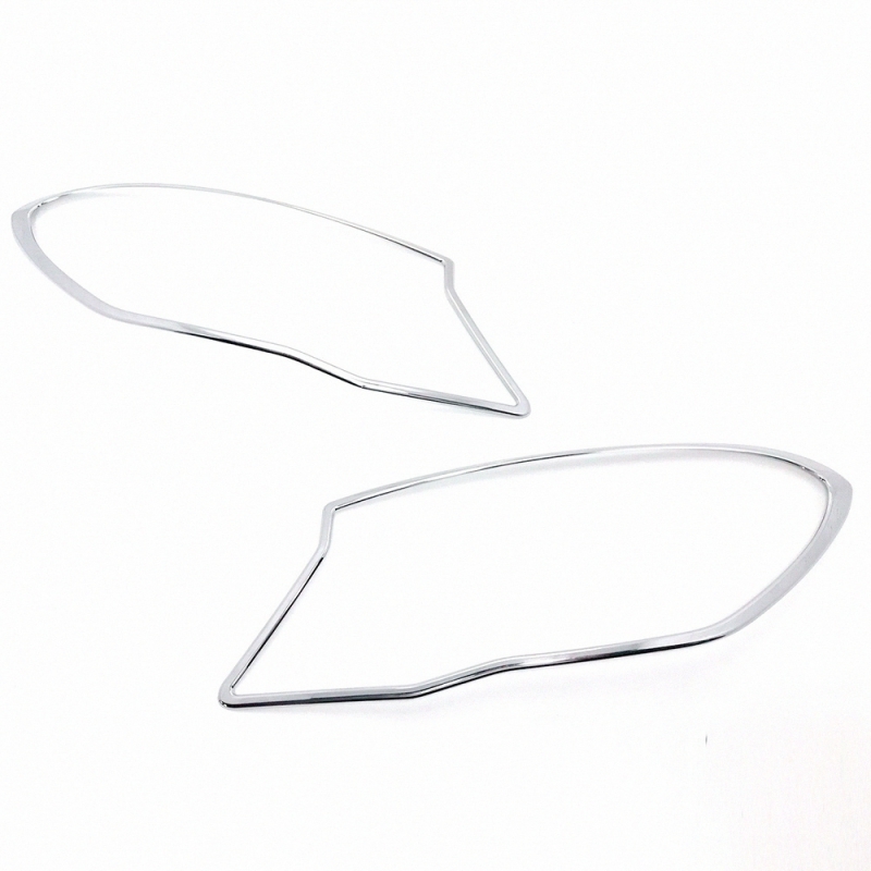 メルセデスベンツ用 GLAクラス X156用 2014-2020 クロームメッキフロントランプリムヘッドライト トリムヘッドランプリム ベゼルカバー拍卖