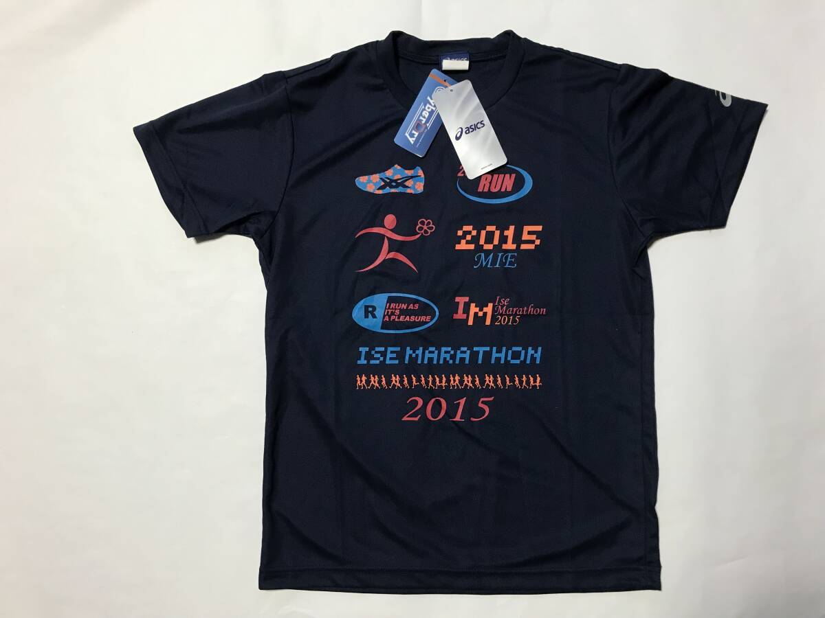 当時物 未使用 デッドストック アシックス Asics 半袖Tシャツ 丸首 伊勢マラソン 品番:XL5306 サイズ:S  HF3285拍卖