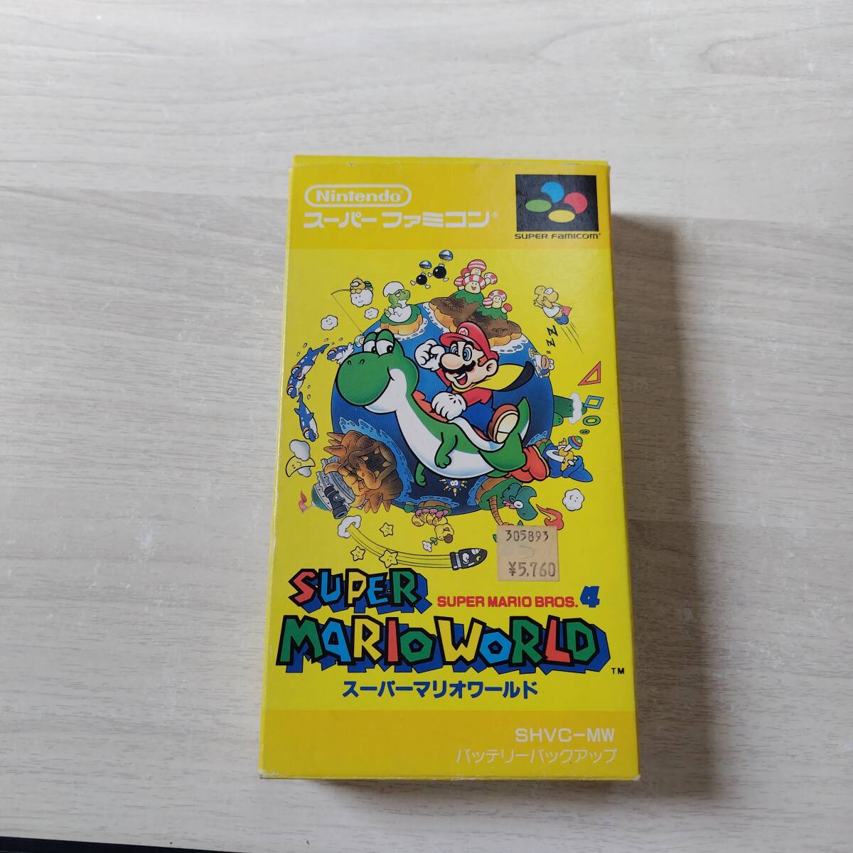 ◯ソフトと説明書無し SFC スーパーマリオワールド 箱のみ 何本でも同梱OK◯拍卖