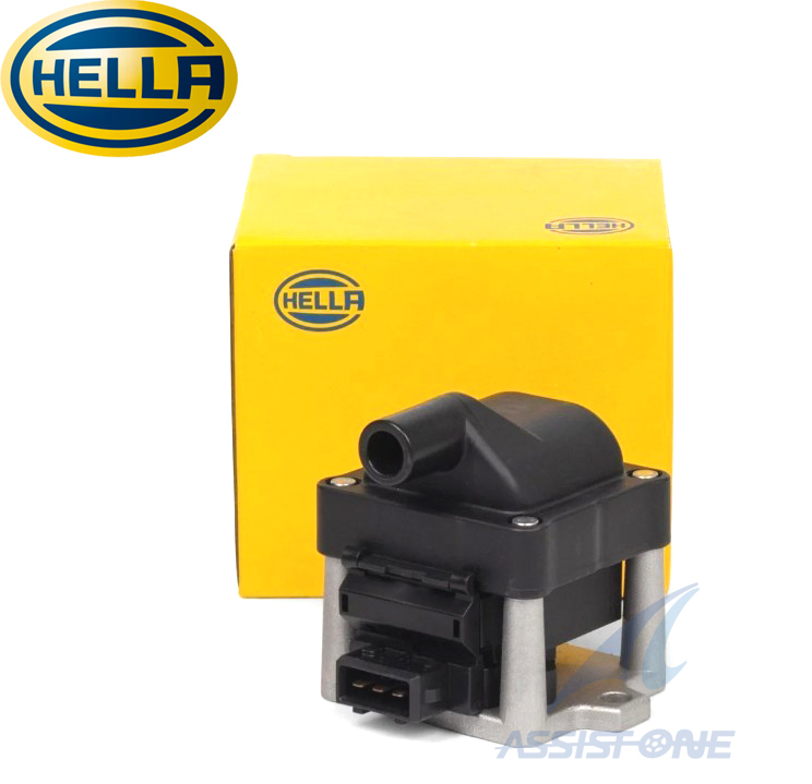 HELLA製 VW ゴルフ2 19 ゴルフ3 1E 1H パサート 3A ポロ 6N 80 シャラン 7M AUDI アウディ 80 8C イグニッションコイル 6N0905104拍卖