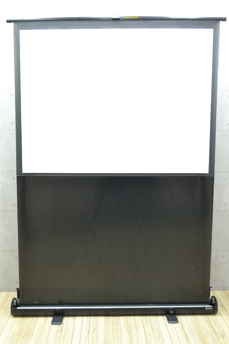 C1418■プロジェクタースクリーン 自立型 ■画面サイズ 縦(約)91cm 横(約)122cm対角線(約)153cm■60インチ拍卖