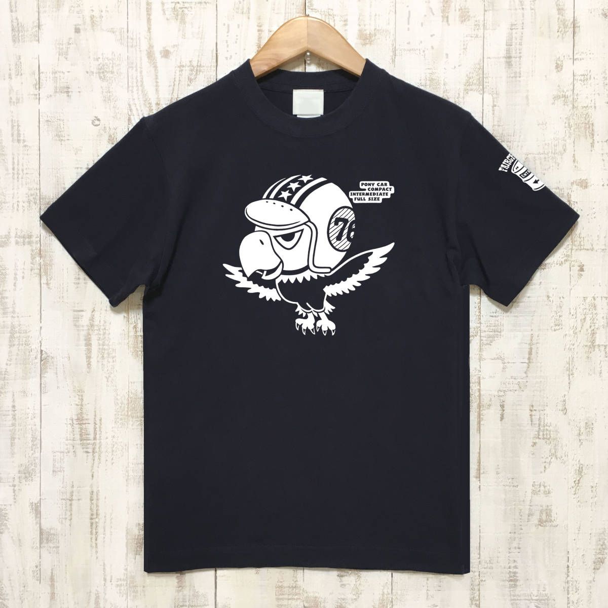 ■ WAR BIRD Tシャツ■Sサイズ(ネイビーxホワイト)アメ車 アメリカ シボレー ダッジ フォード モパ-拍卖