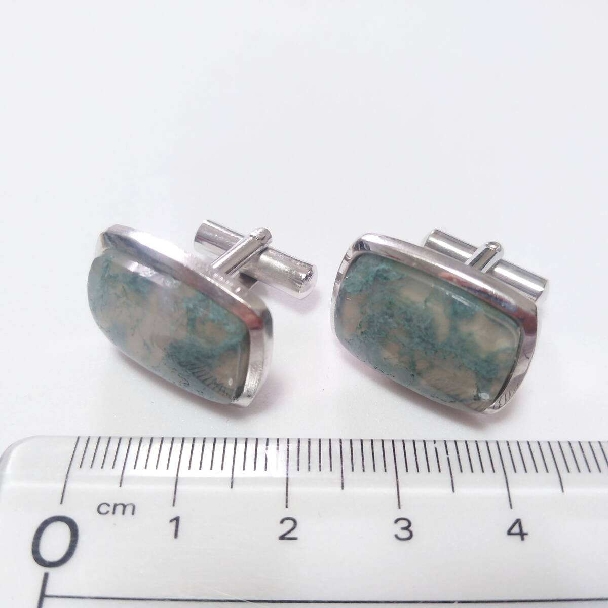◆CF115/カフリンクス/カフスボタン/シルバー/レバー式/スウィヴル式 装飾 ラインストーン マーブル アクセサリー 送料無料拍卖