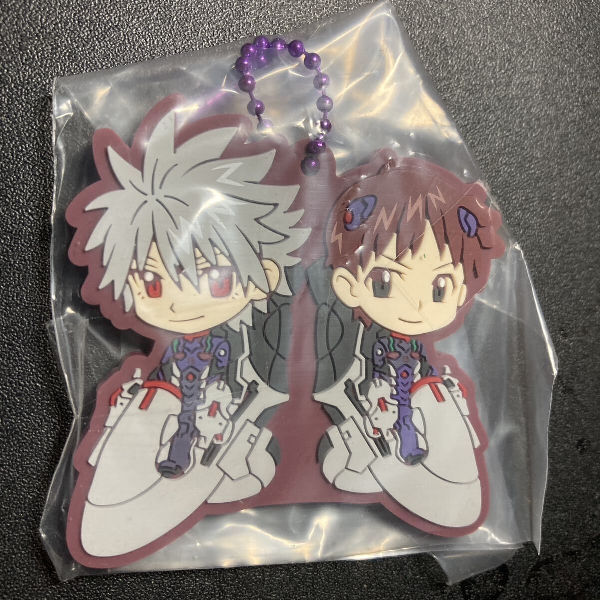 ガシャポンくじ シン・エヴァンゲリオン 劇場版 あそーと03 B賞 ラバーマスコット 渚カヲル 碇シンジ ラバーストラップ グッズ エヴァ拍卖