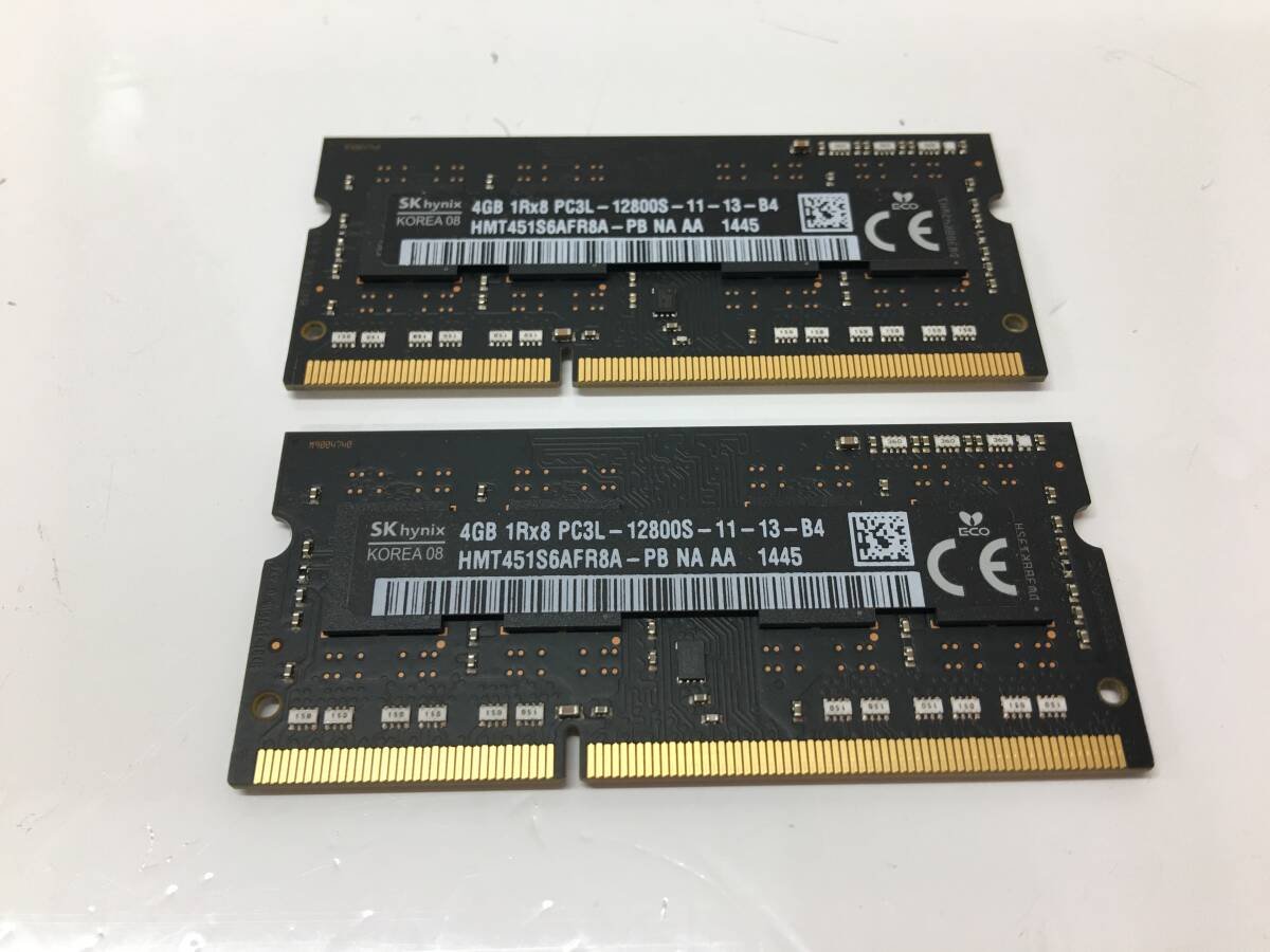 B2944)21.5インチ Apple iMac Late2013 A1418 用SKhynix 4GB 1Rx8 PC3L-12800S 中古動作品2枚=8GB拍卖
