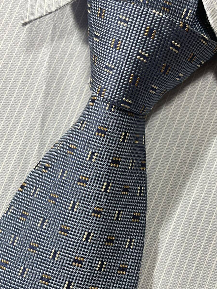 美品 ″Ermenegildo Zegna″ エルメネジルドゼニア 小紋 ブランドネクタイ 406189拍卖