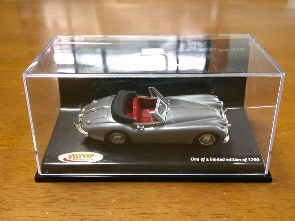 ビテス 1/43 「 ジャガー XK 140 」 1954y ガンメタリック ・送料 500円(レターパック発送)拍卖