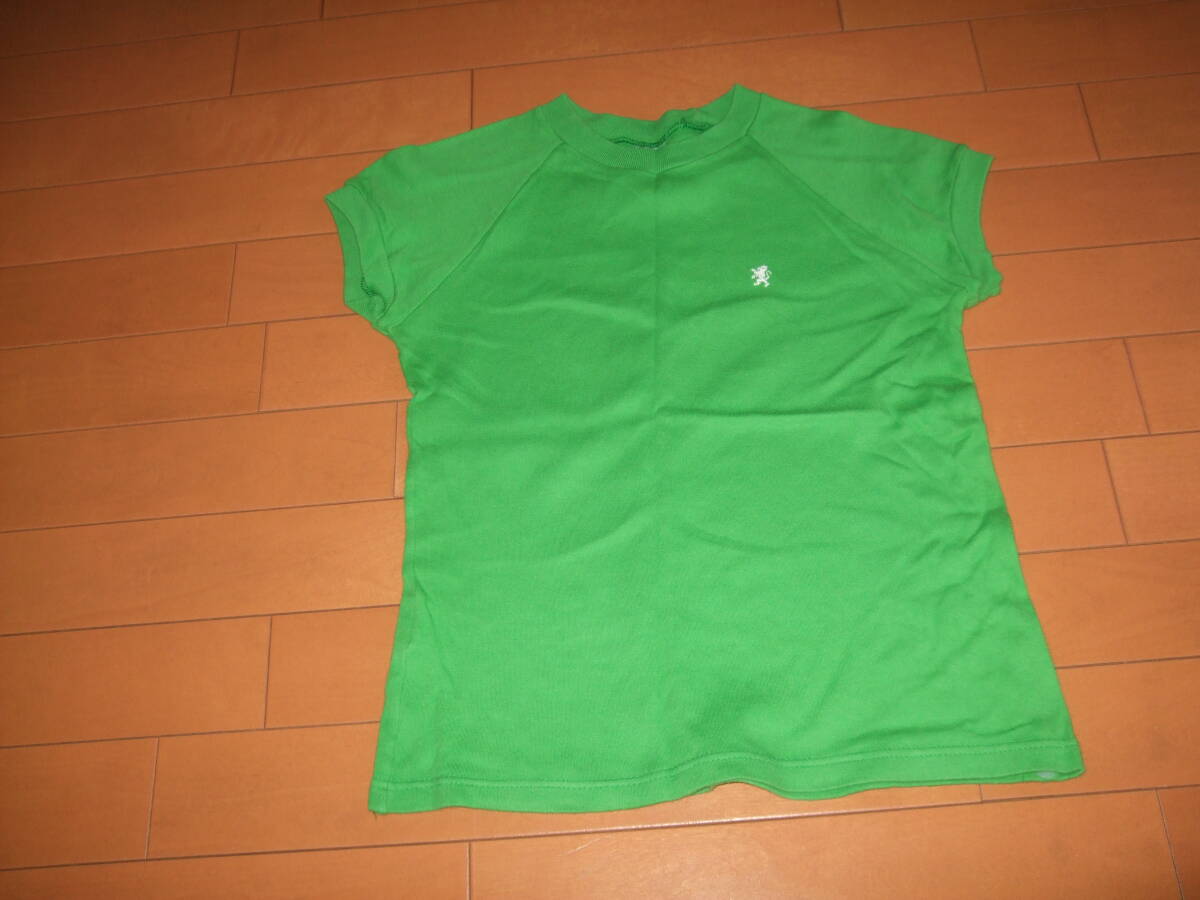 ユーズド送料込即決☆ジムフレックス 半袖Tシャツ☆サイズ12 グリーン 英国製拍卖