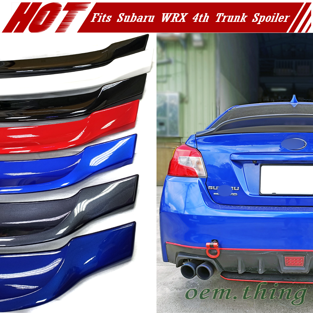 塗装込み 2015-2021 スバル VA系 S4 WRX STI セダン リアトランクスポイラー ウィング RT TYPE ABSの材質 各純正色対応拍卖