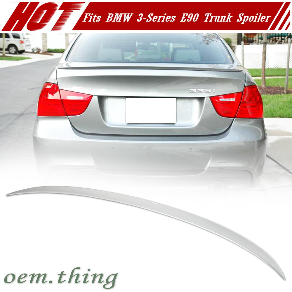 塗装込み 2005-2011 BMW 3シリーズ E90 セダン リアトランクリッドスポイラー トランクスポイラー M3 TYPE ABSの材質 各純正色対応拍卖