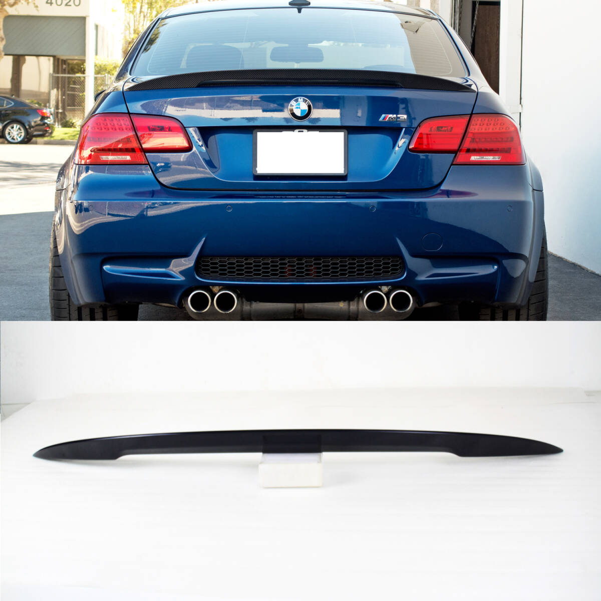 *在庫有即発送* 2007-2013 BMW 3シリーズ E92 クーペ エアロ 未塗装の素地 リアスポイラー トランクスポイラー P2 TYPE ABSの材質拍卖