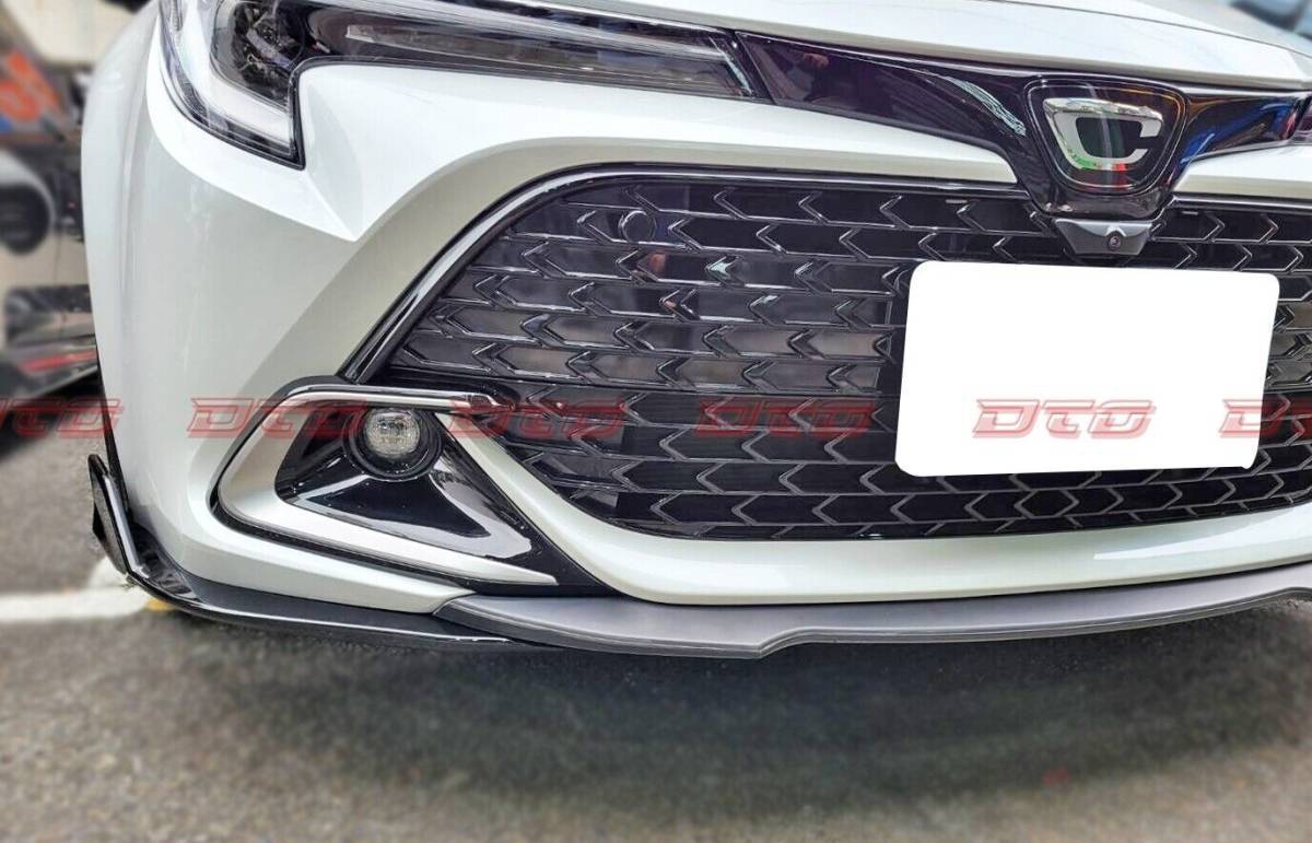 *在庫有* 2022/10~ トヨタ マイナーチェンジ カローラスポーツ MZEA12H ZWE219H GX/G/GZ エアロ 未塗装の素地 ABS フロントスポイラー 3PCS拍卖