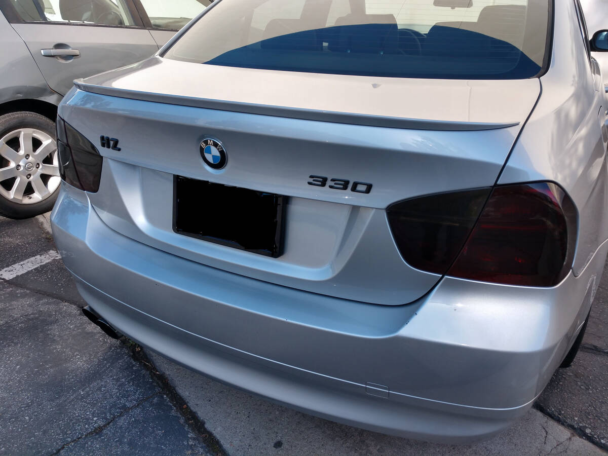 *在庫有即発送* 2005-2011 BMW 3シリーズ E90 セダン エアロ 未塗装の素地 リアスポイラー トランクスポイラー M3 TYPE ABSの材質拍卖