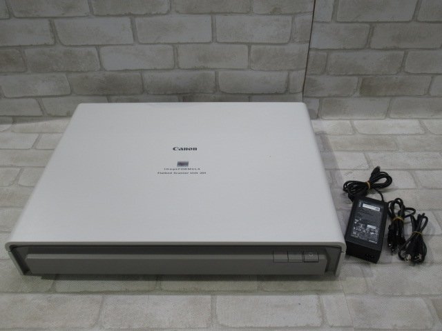 Ω 新DC 0786♪ 保証有 CANON【 Flatbed Scanner Unit 201 】キャノン imageFORMULA ドキュメントスキャナー AC/USBケーブル付拍卖