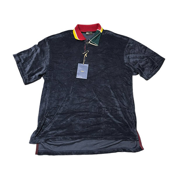 【新品】kolor ポロシャツ パイル ネイビー 5拍卖