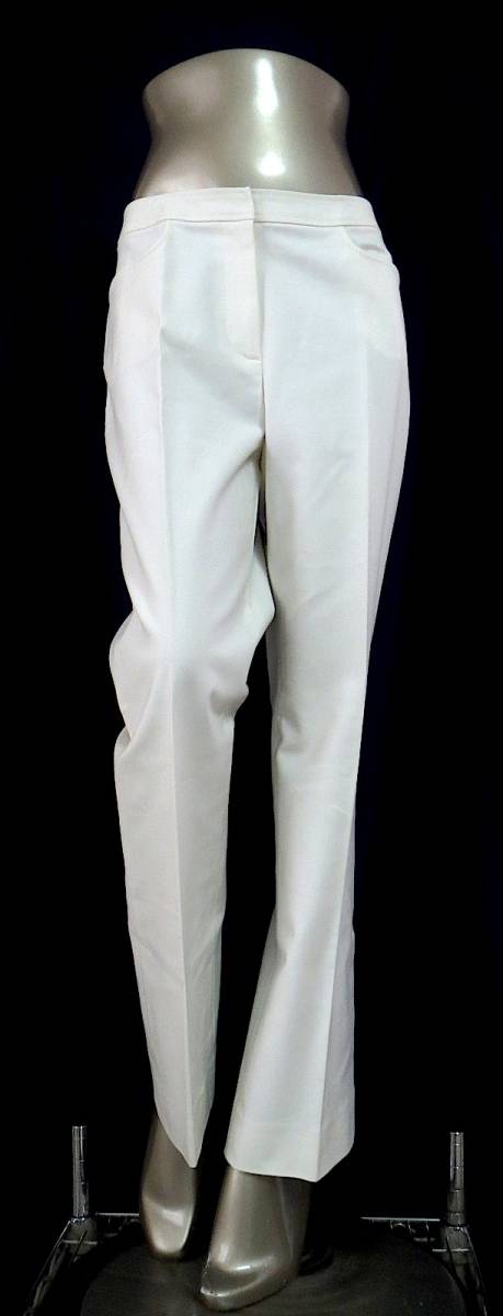 二点落札で送料無料! L510 LA JOCONDE ラ ジョコンダ パンツ レディース M ボトムス 白 ホワイト 9号 春夏拍卖