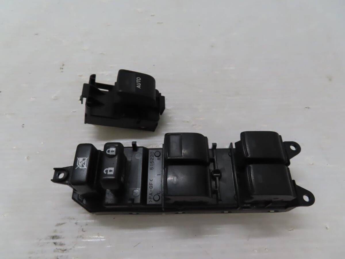 送料込 動作確認済/良品 F【L2504】DBA-ANH20W ヴェルファイア【2.4V】パワーウインドウスイッチ 運転席、助手席拍卖