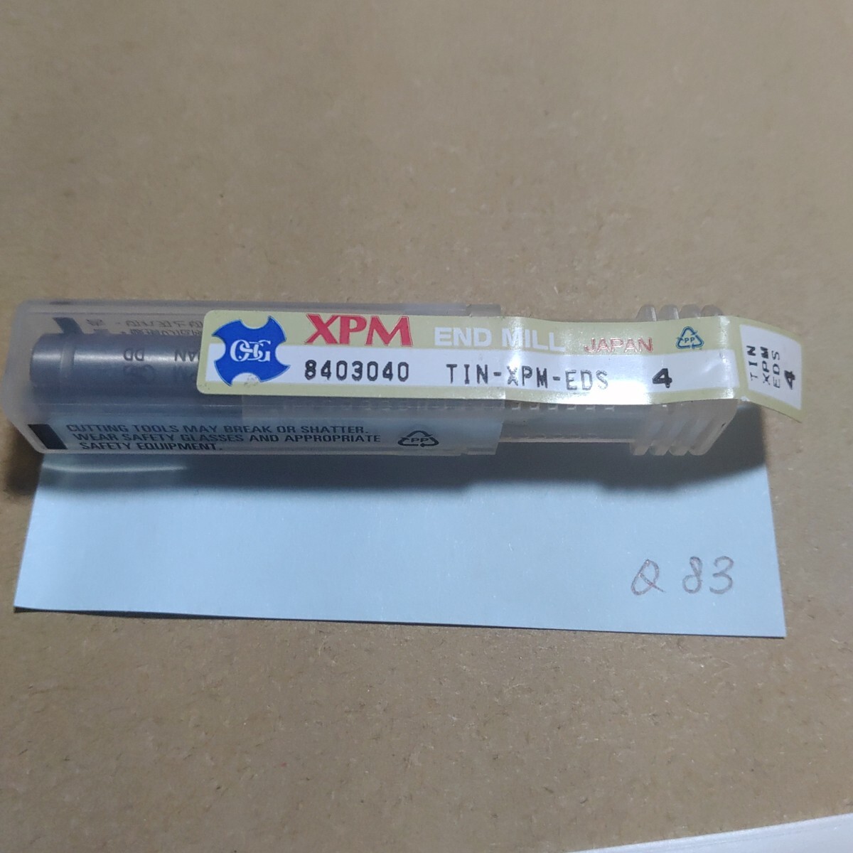 Q83 オーエスジー コーティングエンドミル tin-xpm-eds Φ4 OSG 鉄工 旋盤 フライス盤 消耗品拍卖