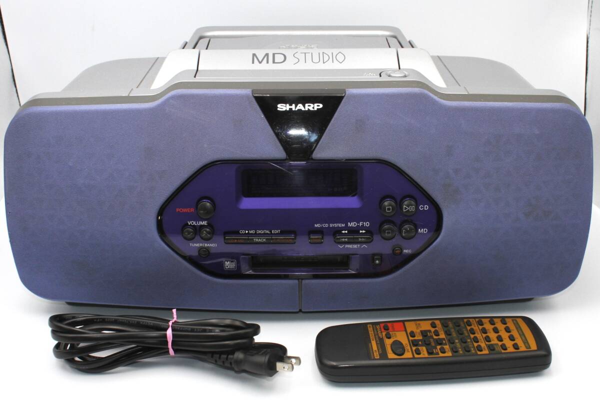 SHARP MD/CD システム MD-F10-S MD STUDIO MDラジカセ拍卖