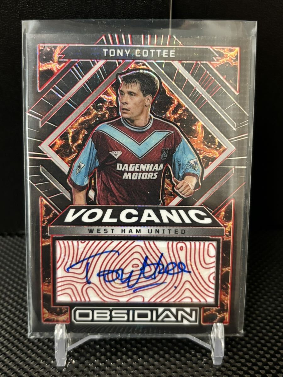 44枚限定2022-23 Panini Obsidian Tony Cottee AUTO 直筆サイン拍卖