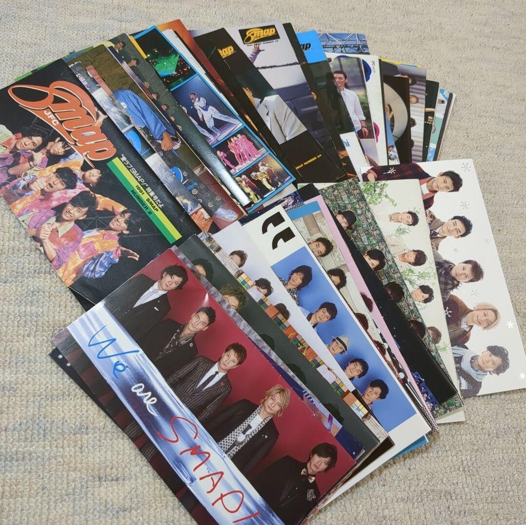 SMAP スマップ ファンクラブ 会報 64冊 中居正広 木村拓哉 稲垣吾郎 森且行 草彅剛 香取慎吾 ジャニーズ拍卖