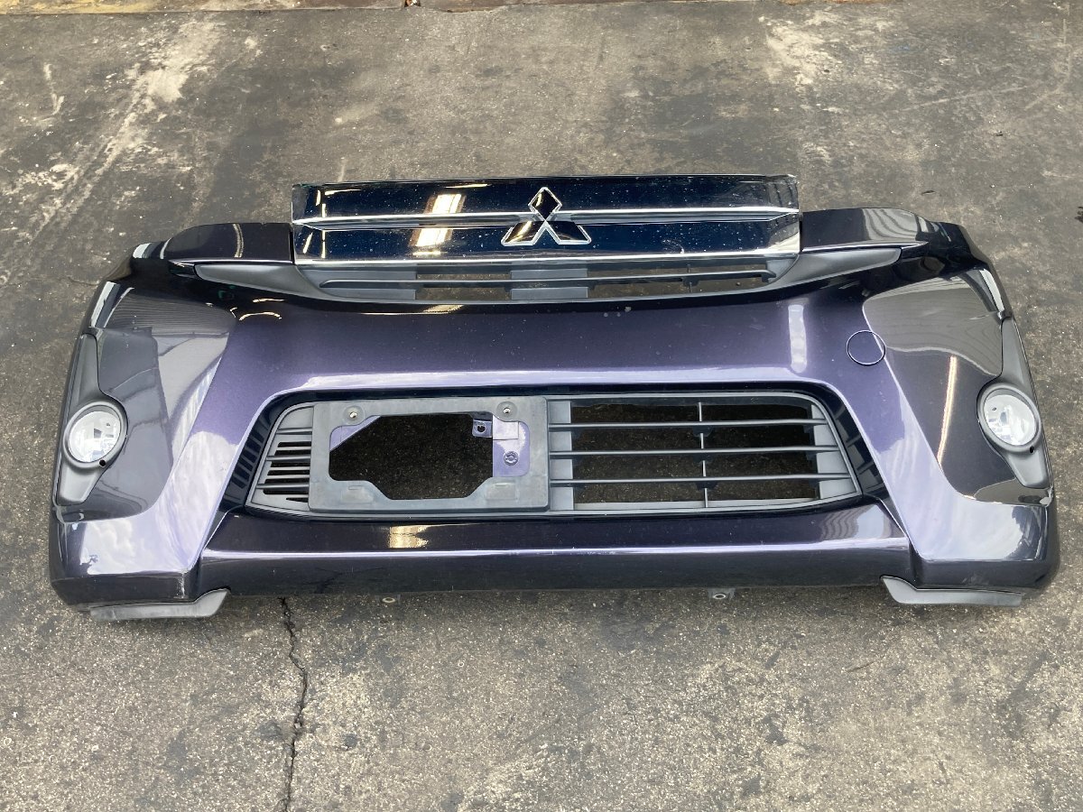 2013年 三菱 ek カスタム B11W  フロントバンパー フォグ付き EKカスタム  ミツビシ 7969拍卖