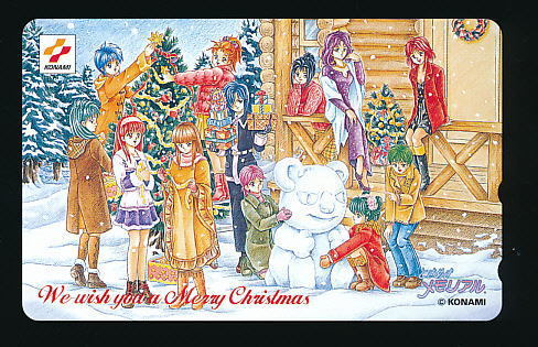 a●B 238●ときめきメモリアル★メリークリスマス・コナミ【テレカ50度】●拍卖