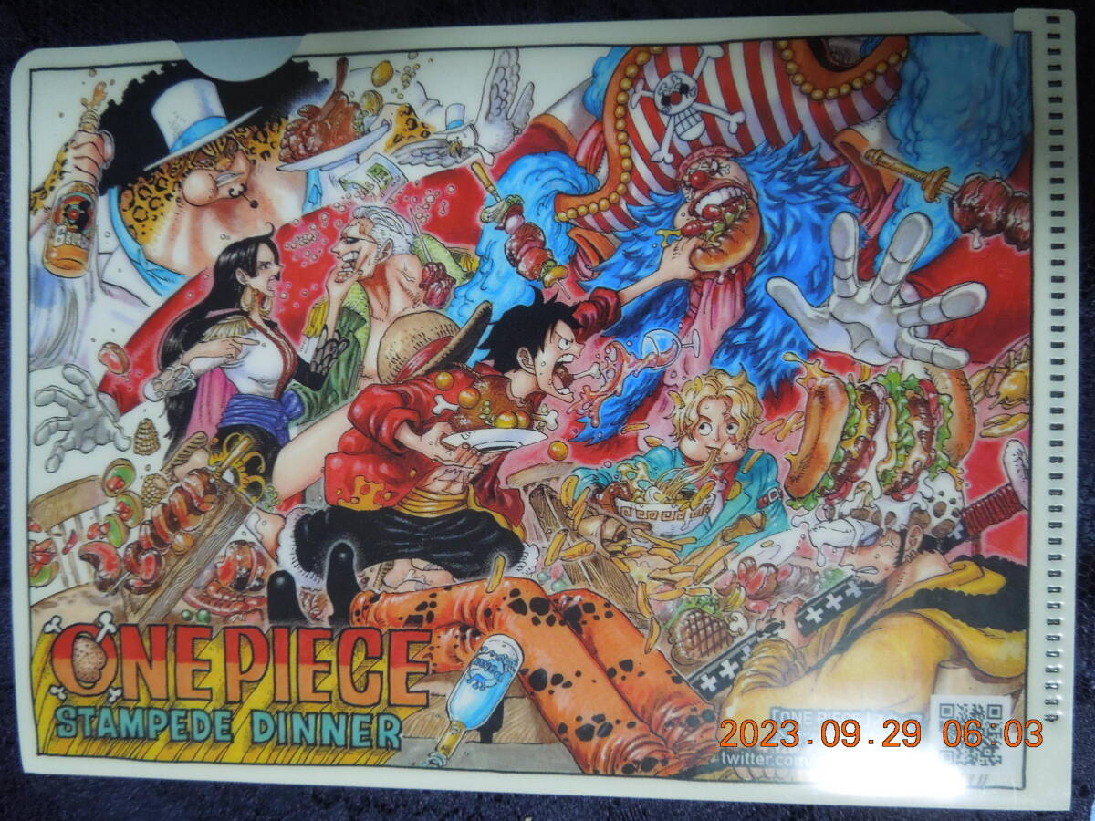 ワンピース ONE PIECE ミニクリアファイル ② /「ONE PIECE STAMPEDE」入場者特典第2弾拍卖