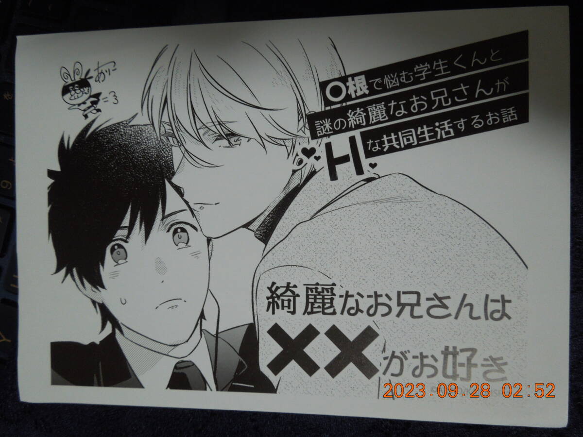 綺麗なお兄さんは××がお好き イラストペーパー / ありこ拍卖