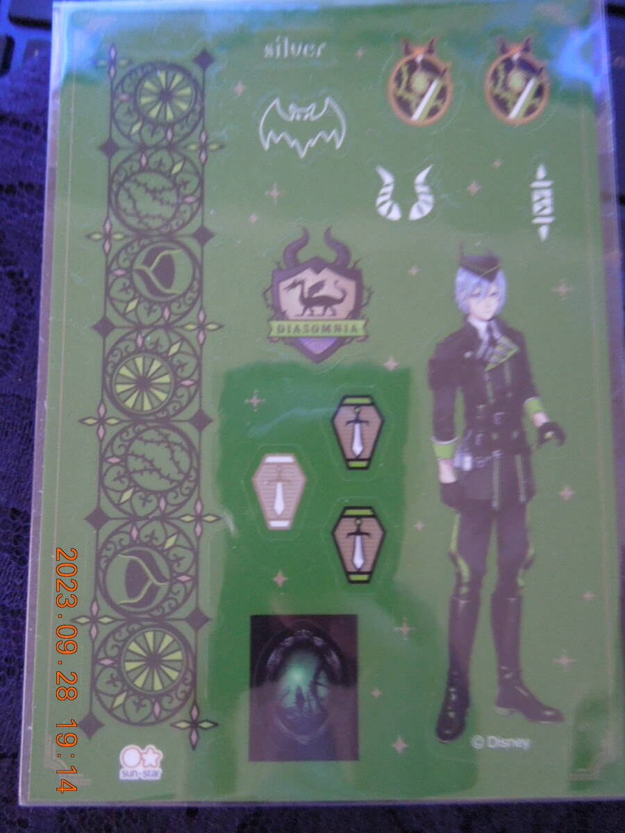 シルバー 「ディズニー ツイステッドワンダーランド ステッカー」/ セブンイレブン限定拍卖