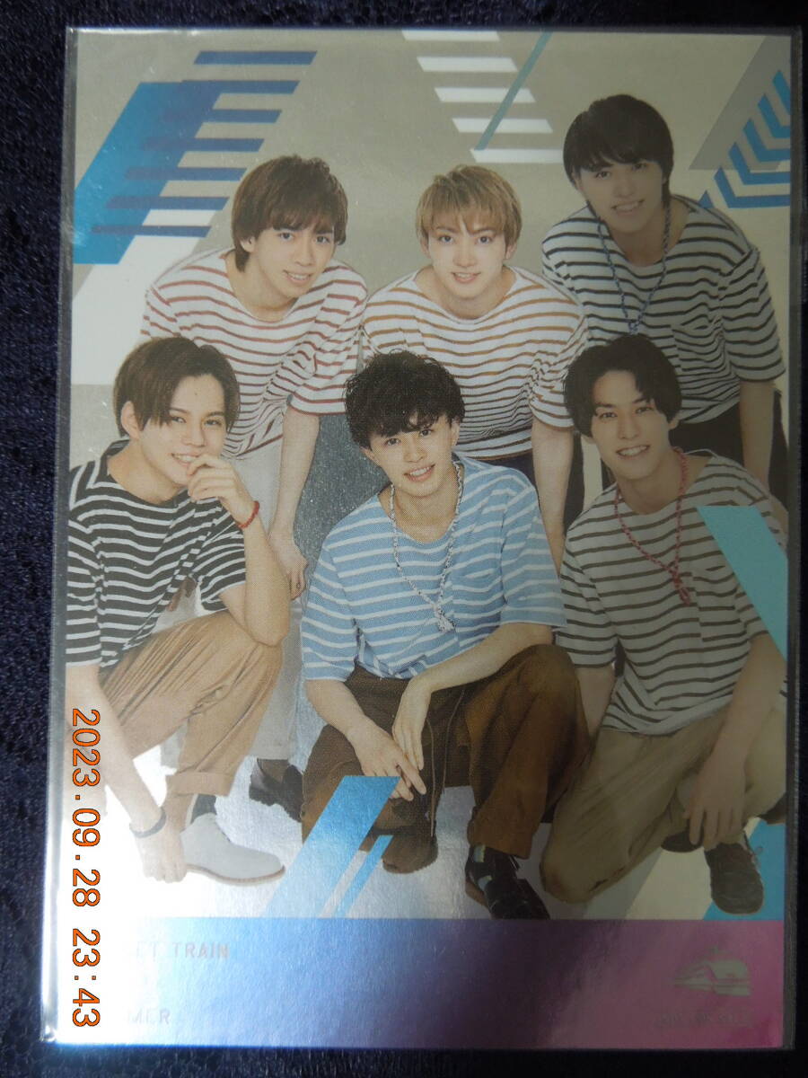 超特急 撮り下ろしメタルステッカー /デイリーヤマザキ 超特急サマーキャンペーン 対象商品購入特典拍卖