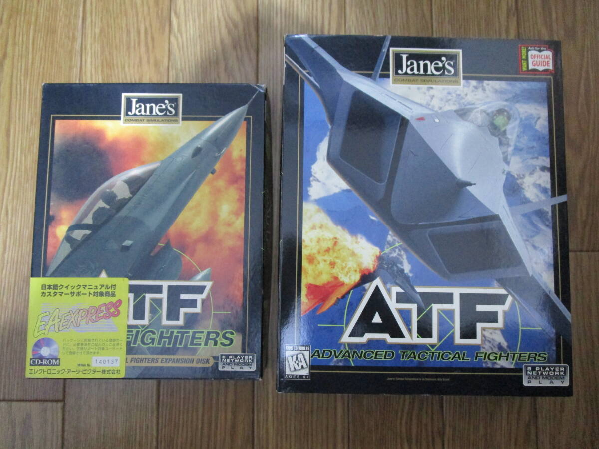 Jane's Advanced Tactical Fighters ATF NATO Fighters(代理店版) 2本セット英語版 1996 IBMDOS CD-ROM BIGBOX 中古拍卖